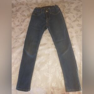Jordache Girls Super Skinny Blue Jeans Adjustable Waist Size 7 Slim